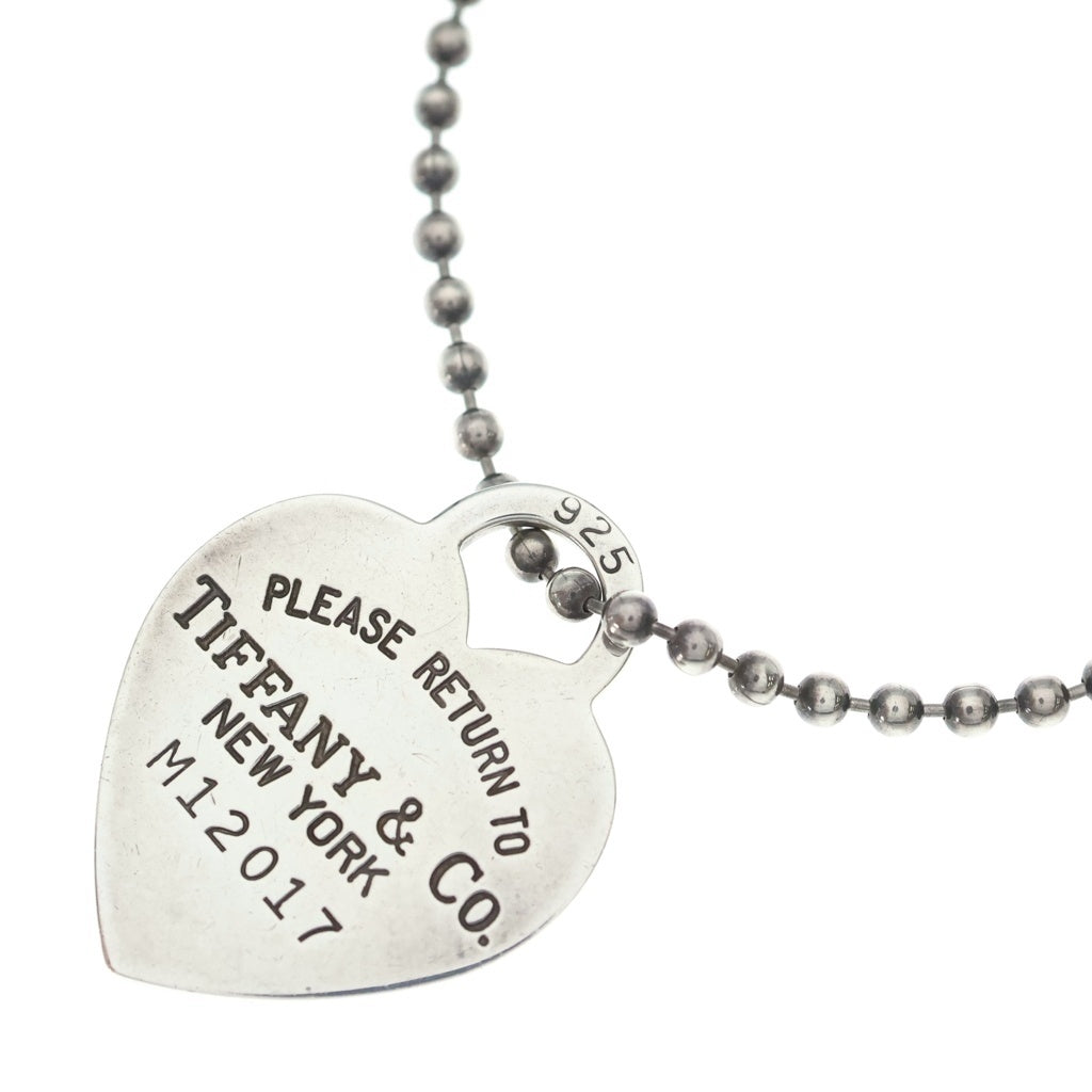 TIFFANY & Co.(ティファニー) リターントゥ ハートネックレス ボールチェーン シルバー レディース