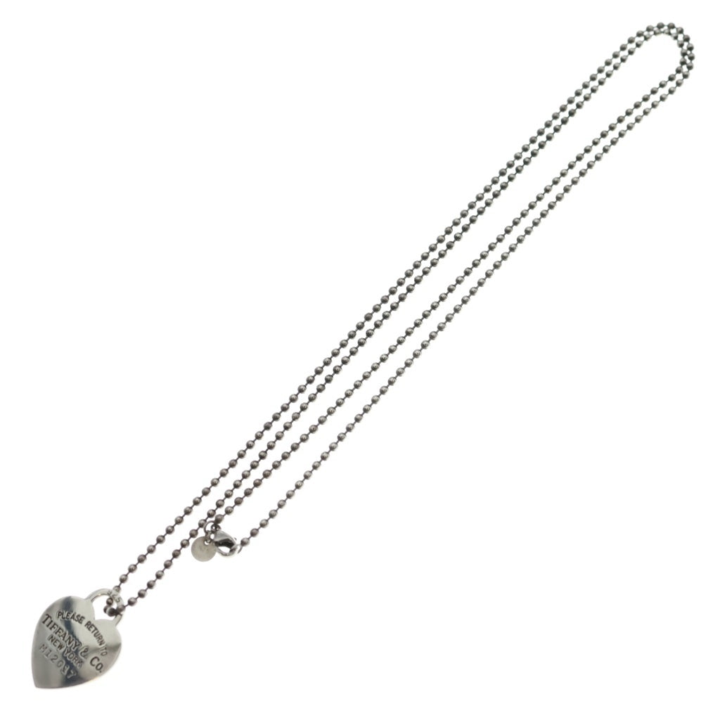TIFFANY & Co.(ティファニー) リターントゥ ハートネックレス ボールチェーン シルバー レディース