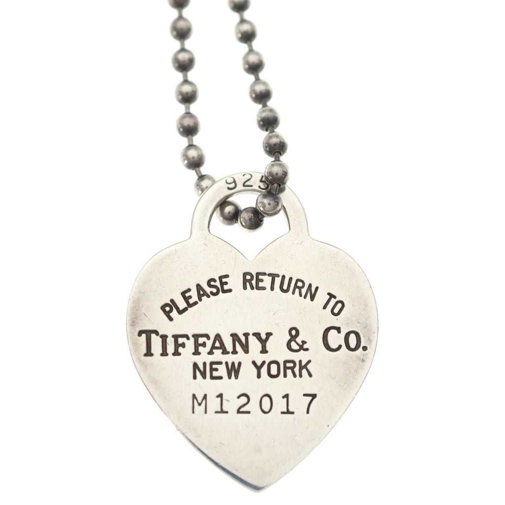 TIFFANY & Co.(ティファニー) リターントゥ ハートネックレス ボールチェーン シルバー レディース