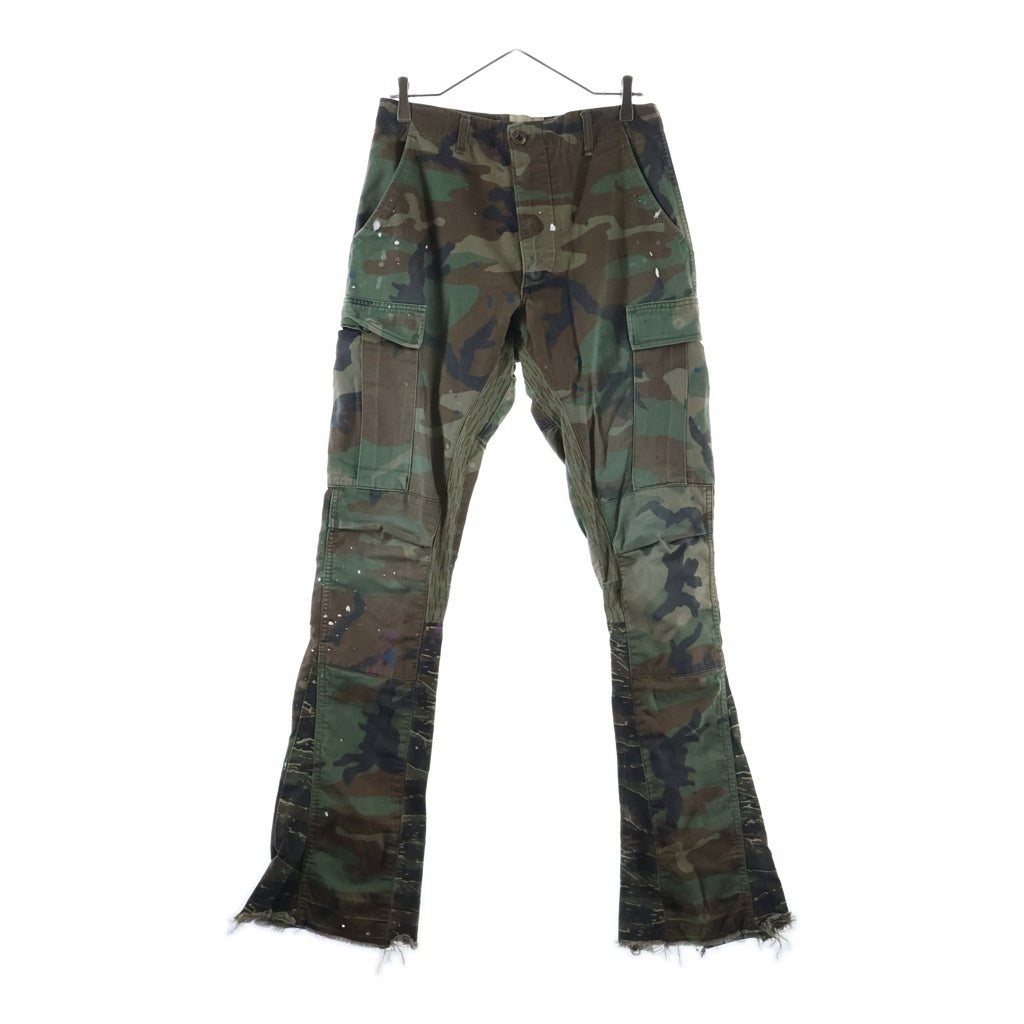 GALLERY DEPT.(ギャラリーデプト) Cargo Pants カモフレア カーペンター カーゴ パンツ ペンキ加工 迷彩柄 マルチカラー