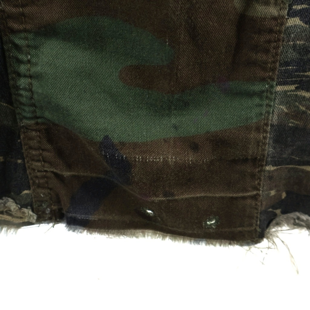 GALLERY DEPT.(ギャラリーデプト) Cargo Pants カモフレア カーペンター カーゴ パンツ ペンキ加工 迷彩柄 マルチカラー