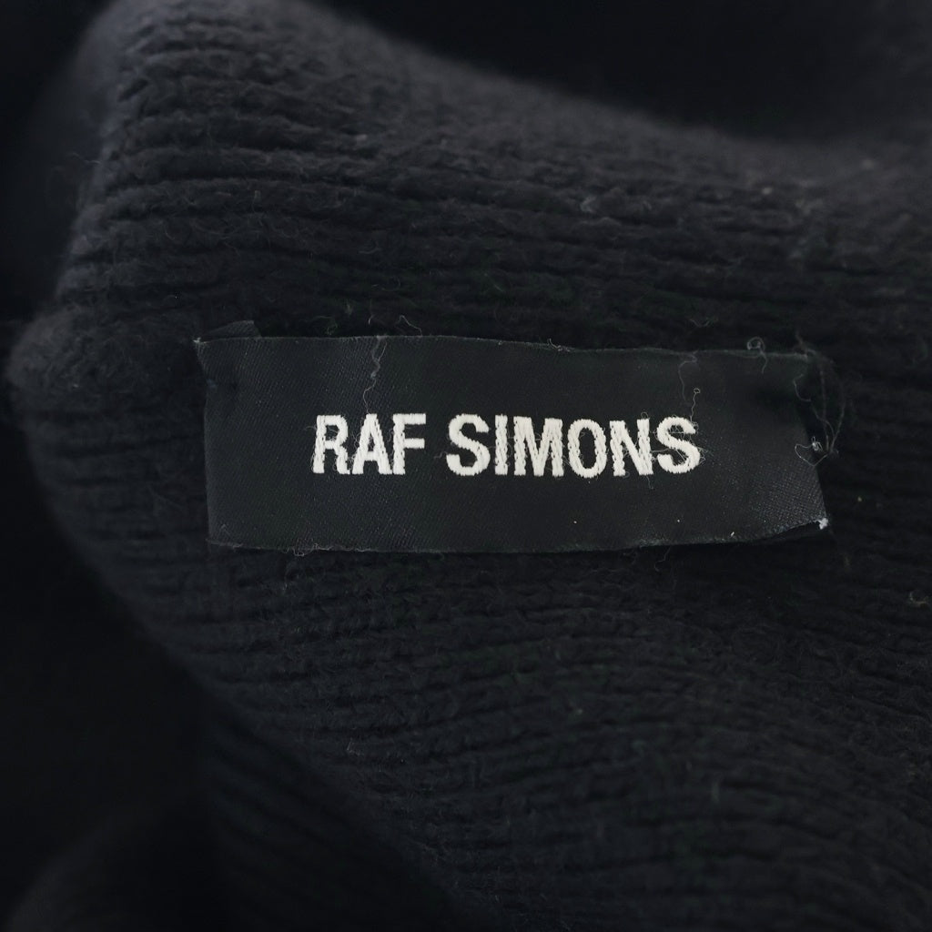 RAF SIMONS(ラフシモンズ) Logo Patch ロゴ パッチ ビーニー ニット帽 帽子 ブラック