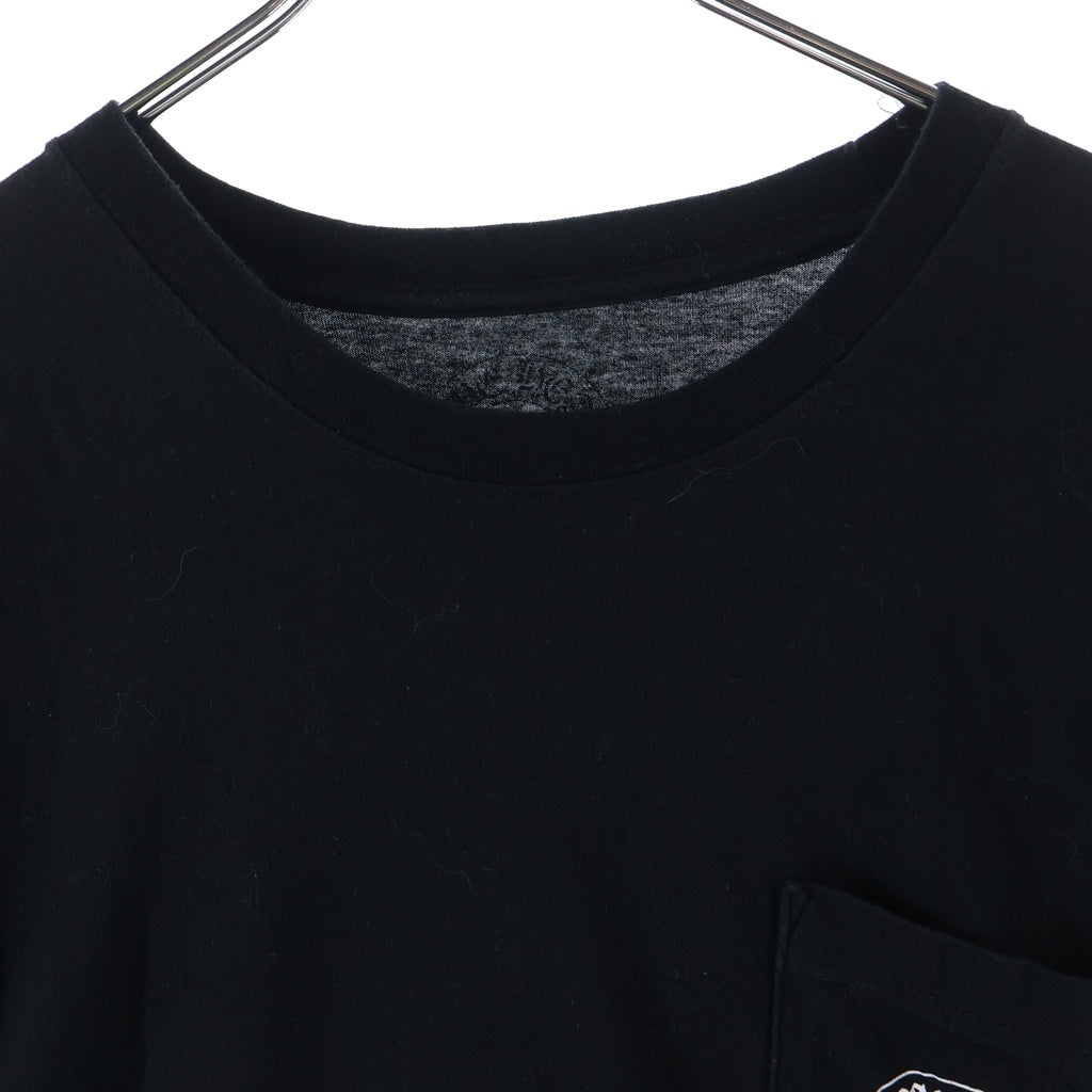 CHROME HEARTS(クロムハーツ) Made in Hollywood Multi Logo L/S Tee CHクロス プリント ロングスリーブ 長袖Tシャツ ブラック