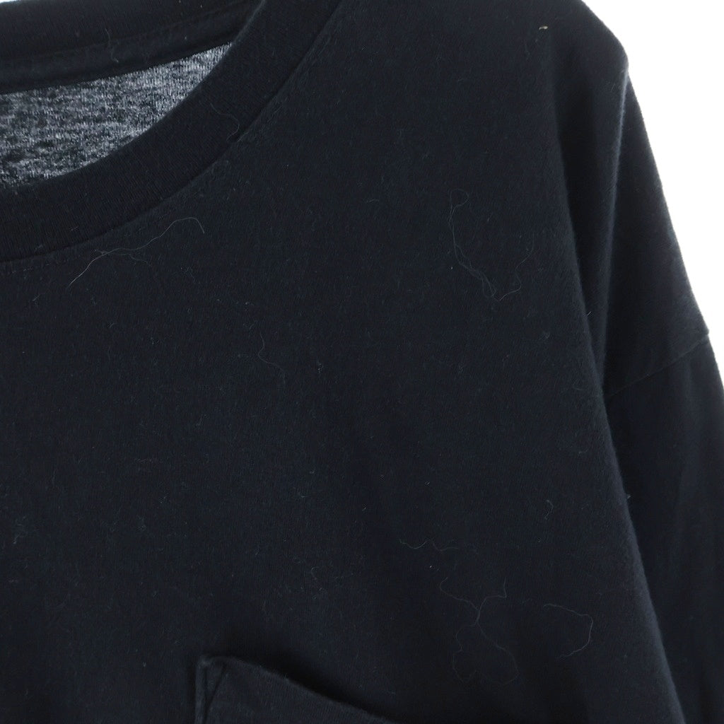 CHROME HEARTS(クロムハーツ) Made in Hollywood Multi Logo L/S Tee CHクロス プリント ロングスリーブ 長袖Tシャツ ブラック