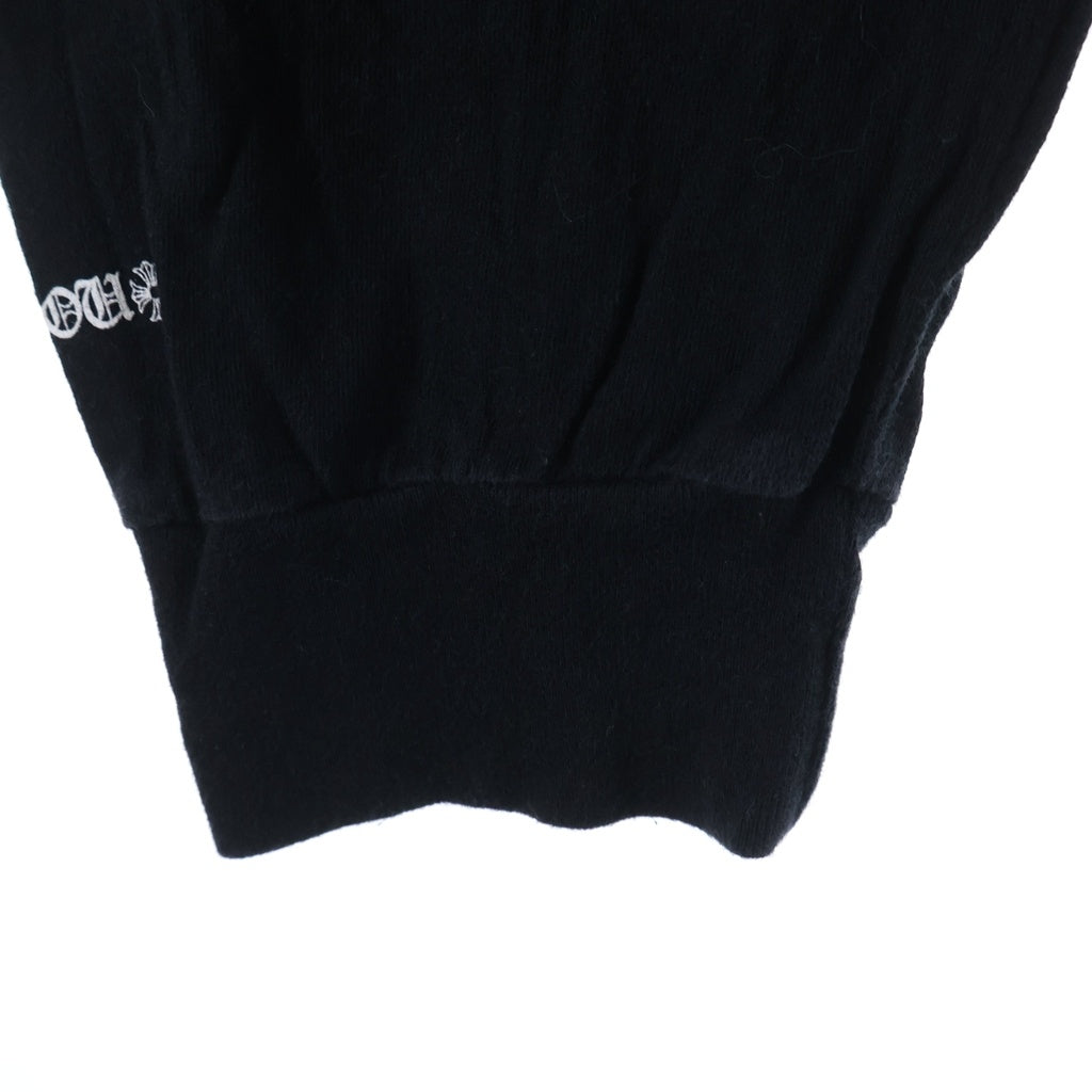 CHROME HEARTS(クロムハーツ) Made in Hollywood Multi Logo L/S Tee CHクロス プリント ロングスリーブ 長袖Tシャツ ブラック