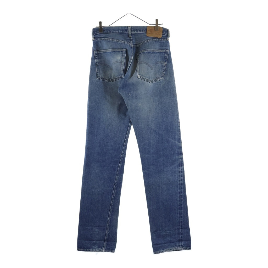 Levi's(リーバイス) 70S VINTAGE 501 66前期 ボタン裏刻印6 不均等V スモールe ヴィンテージ ボタンフライデニムパンツ インディゴ 1501-0117