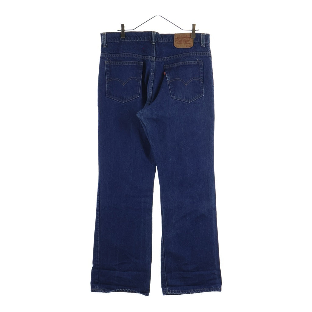 Levi's(リーバイス) 80S VINTAGE 517 ボタン裏刻印653 不均等V スモールe ヴィンテージ ジップフライ フレアデニムパンツ インディゴ 517-0217