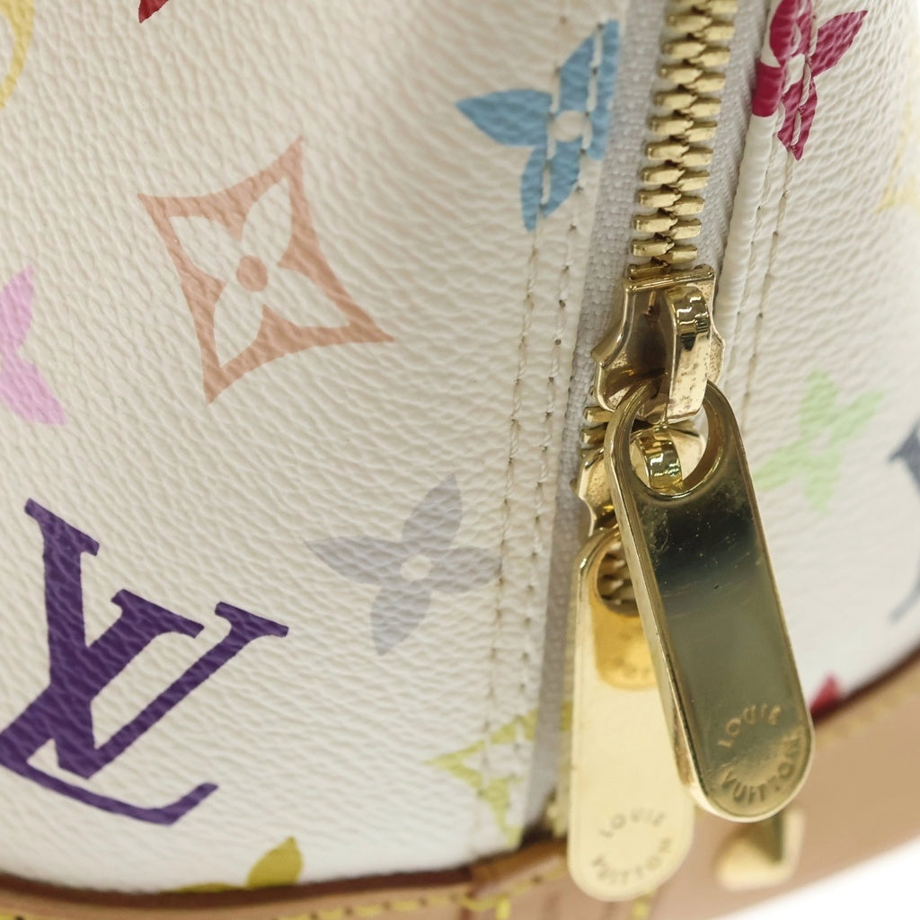 LOUIS VUITTON(ルイヴィトン) Alma PM アルマ マルチカラー レザーハンドバッグ ホワイト M92647 レディース
