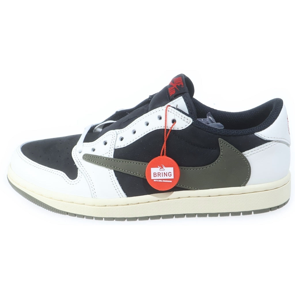 NIKE(ナイキ) Travis Scott Women's Air Jordan 1 Low OG Medium Olive AJ1 トラヴィススコット エアジョーダン 1 ローカット スニーカー シューズ 靴 オリーブ DZ4137-106