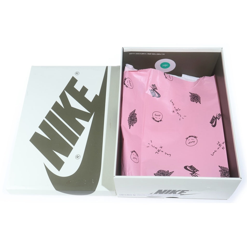 NIKE(ナイキ) Travis Scott Women's Air Jordan 1 Low OG Medium Olive AJ1 トラヴィススコット エアジョーダン 1 ローカット スニーカー シューズ 靴 オリーブ DZ4137-106