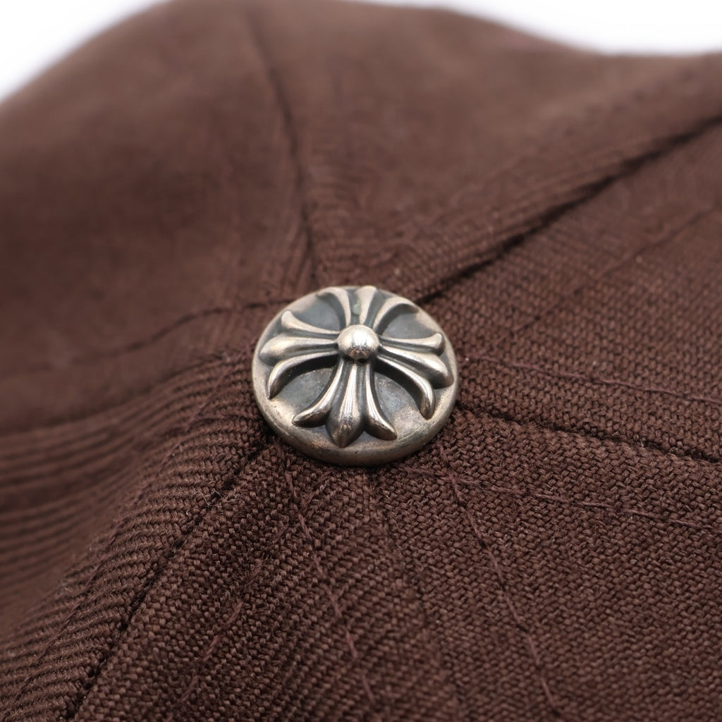 CHROME HEARTS(クロムハーツ) TRUCKER CAP CHロゴ刺繍 トラッカーキャップ 帽子 ブラウン