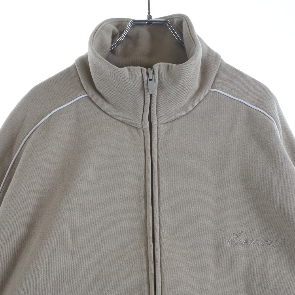 FEAR OF GOD ESSENTIALS(フィアオブゴッド エッセンシャルズ) TRACK JACKET ロゴ刺繍 トラックジャケット ベージュ