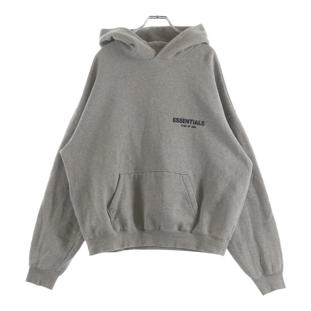 FEAR OF GOD ESSENTIALS(フィアオブゴッド エッセンシャルズ) HOODIE フェルトロゴ プルオーバースウェットパーカー フーディー グレー