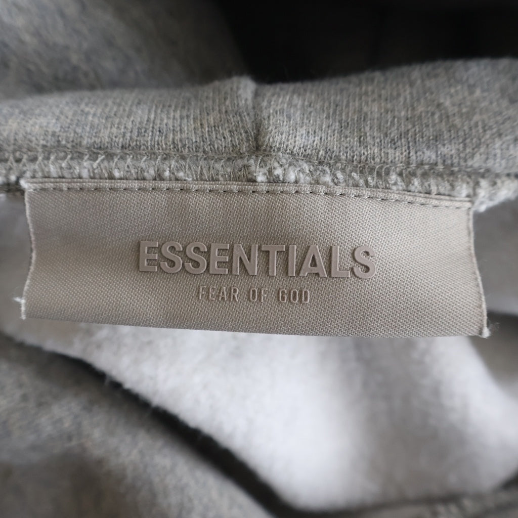 FEAR OF GOD ESSENTIALS(フィアオブゴッド エッセンシャルズ) HOODIE フェルトロゴ プルオーバースウェットパーカー フーディー グレー
