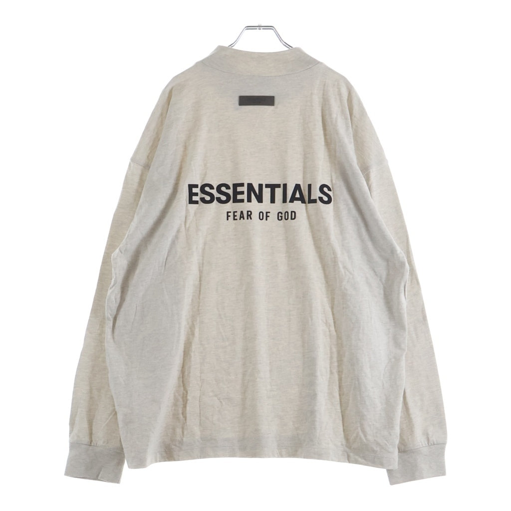 FEAR OF GOD ESSENTIALS(フィアオブゴッド エッセンシャルズ) L/S T-SHIRT フェルトロゴ 長袖Tシャツ ロンT グレージュ