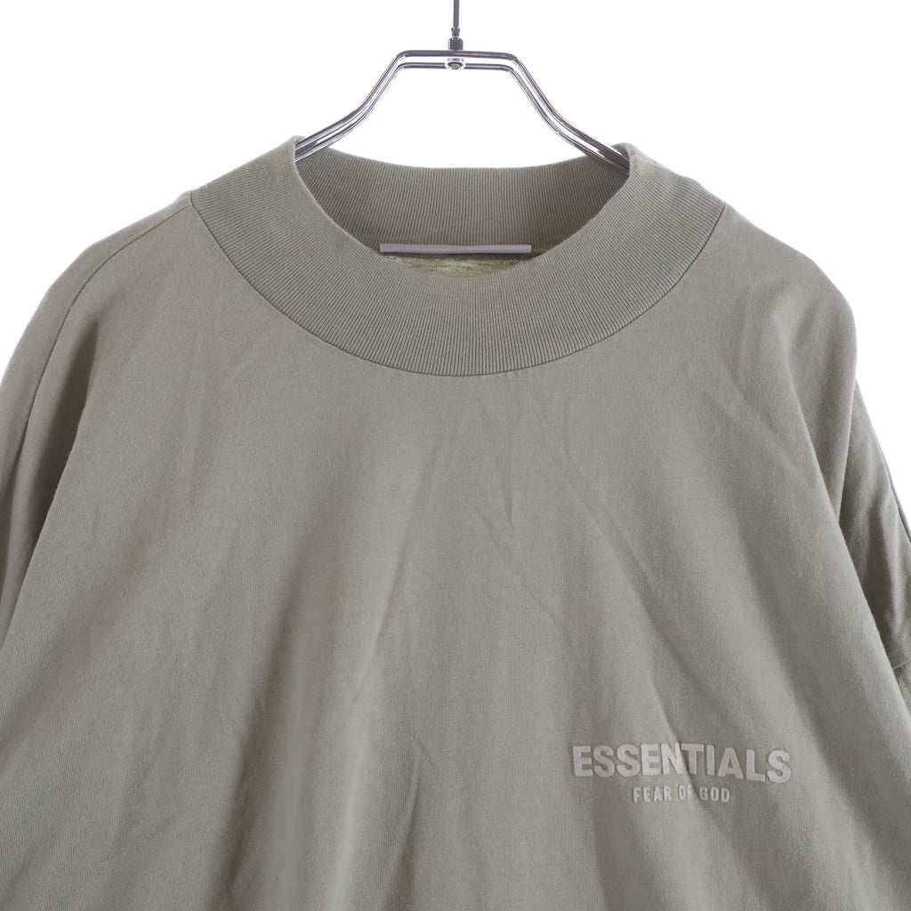 FEAR OF GOD ESSENTIALS(フィアオブゴッド エッセンシャルズ) L/S T-SHIRT フェルトロゴ 長袖Tシャツ ロンT カーキ