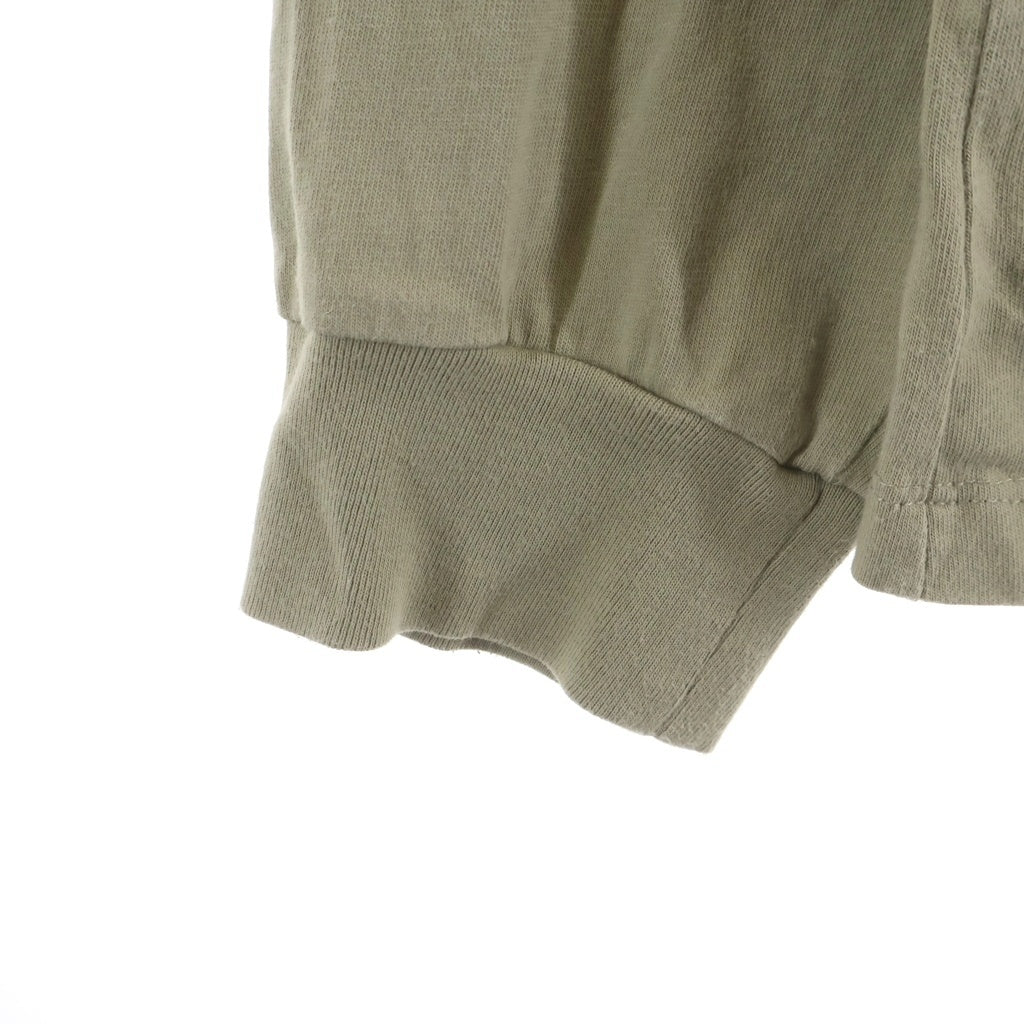 FEAR OF GOD ESSENTIALS(フィアオブゴッド エッセンシャルズ) L/S T-SHIRT フェルトロゴ 長袖Tシャツ ロンT カーキ