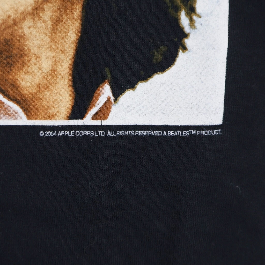VINTAGE(ヴィンテージ) 00S The Beatles Let It Be ビートルズ レットイットビー 半袖Tシャツ ブラック
