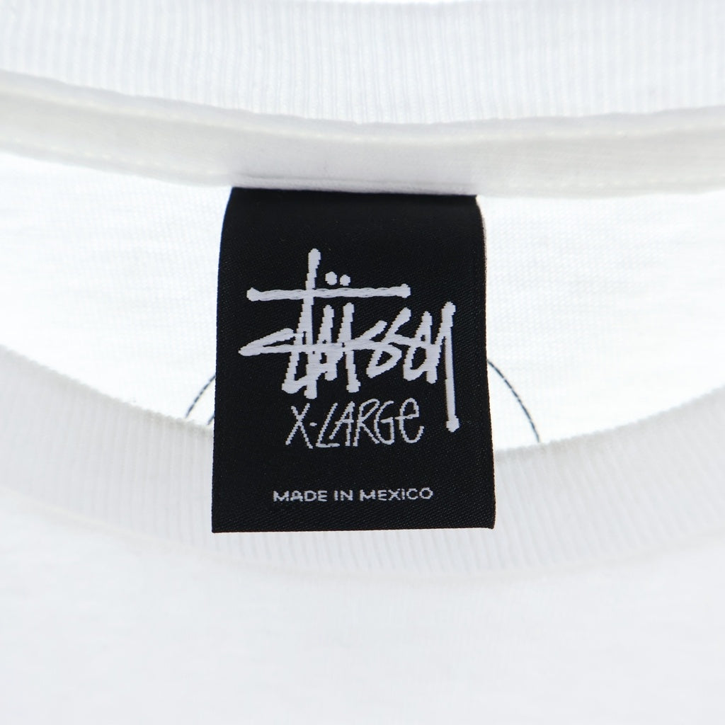 STUSSY(ステューシー) OLD How to be an Anarchist Print Tee オールド プリント 半袖Tシャツ カットソー ホワイト