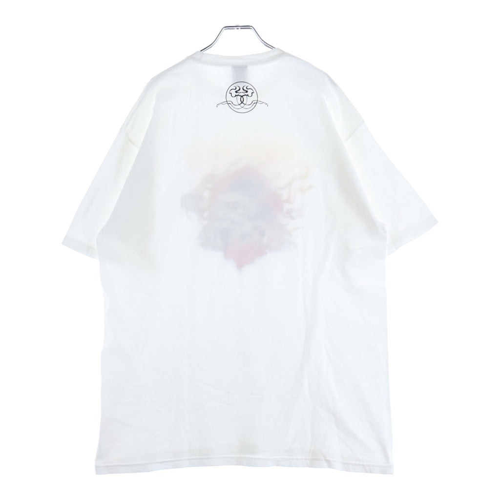 STUSSY(ステューシー) 12s OLD Dragon Scull Print Tee オールド ドラゴン スカル プリント パウエルパロ 半袖Tシャツ カットソー ホワイト