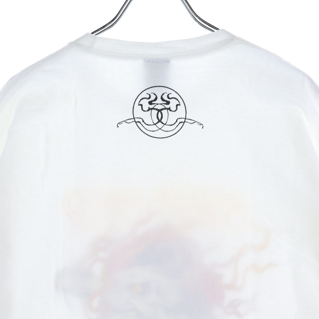 STUSSY(ステューシー) 12s OLD Dragon Scull Print Tee オールド ドラゴン スカル プリント パウエルパロ 半袖Tシャツ カットソー ホワイト