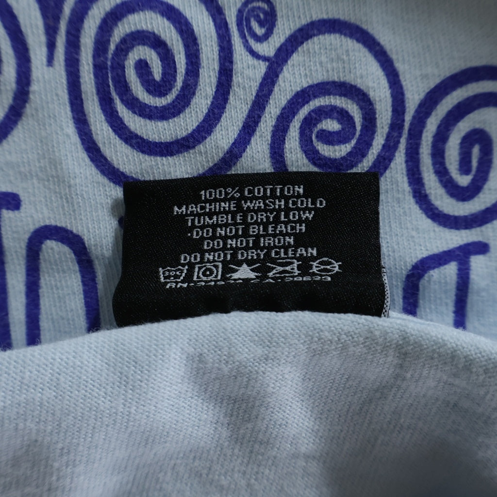STUSSY(ステューシー) 00s OLD Hold The Medz Print Tee オールド ライオン プリント 半袖Tシャツ カットソー ライトブルー