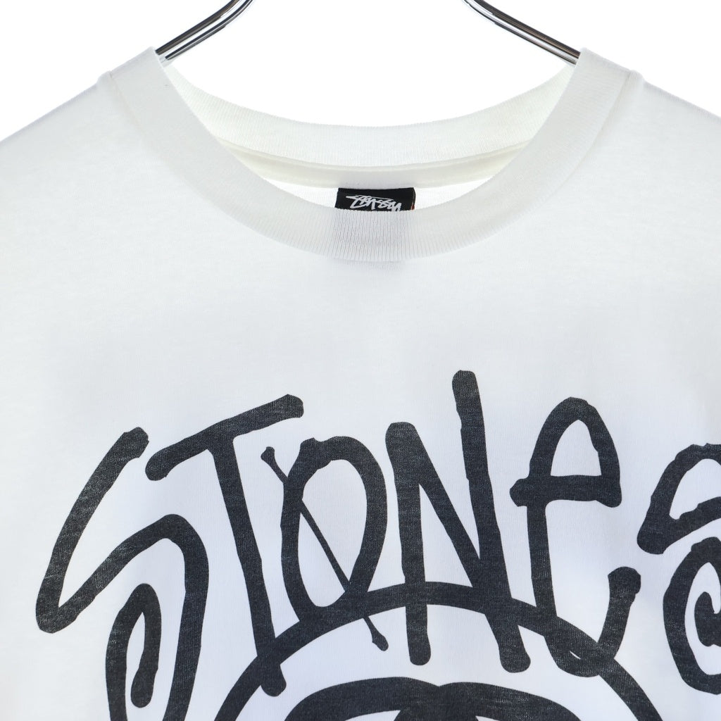 STUSSY(ステューシー) 00s OLD ×Stones Throw Records Tour Print Tee 2009 オールド ツアー プリント 半袖Tシャツ カットソー ホワイト