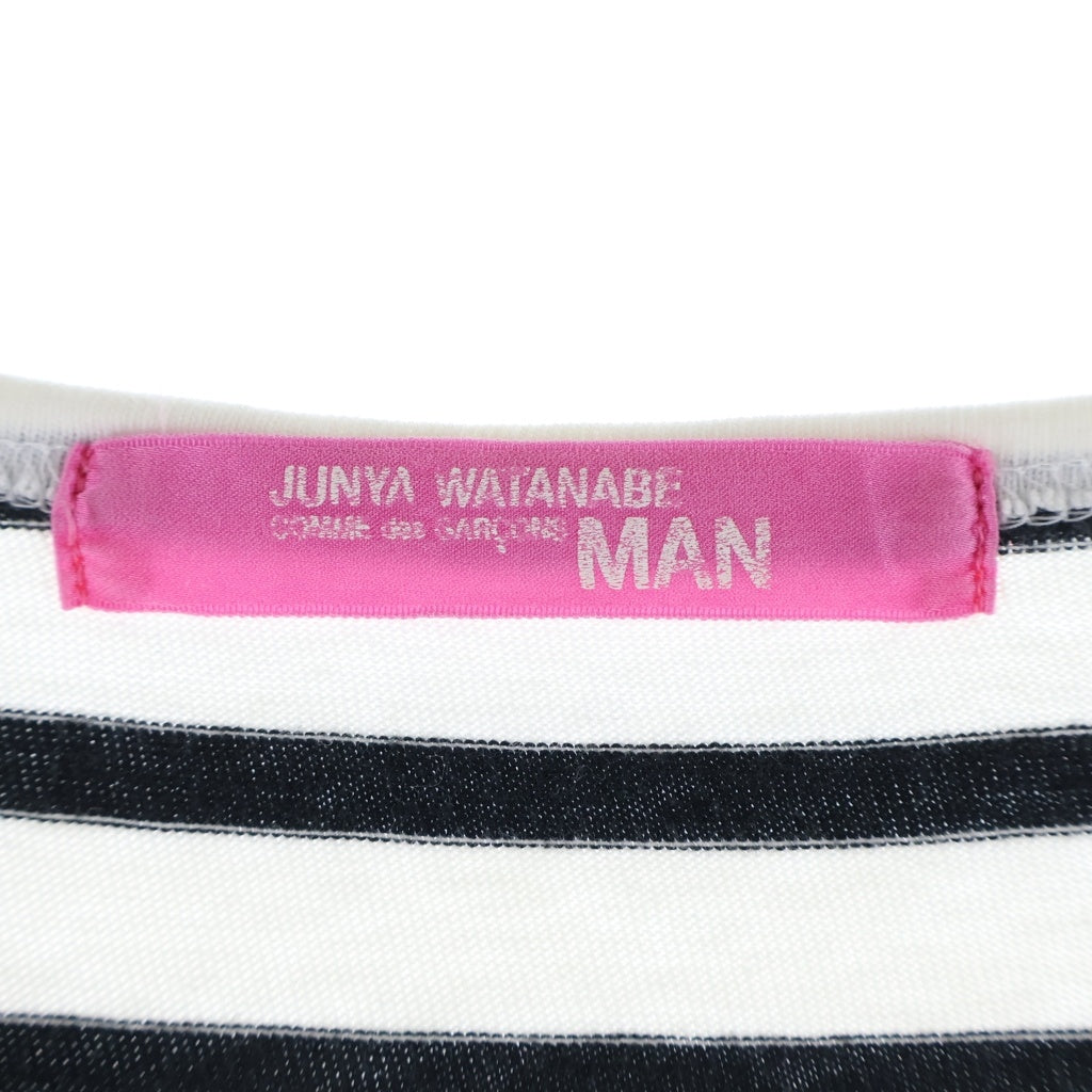JUNYA WATANABE COMME des GARCONS(ジュンヤワタナベ コムデギャルソン) 03SS ×古武家賢太郎 アートグラフィック ボーダーTシャツ 長袖カットソー