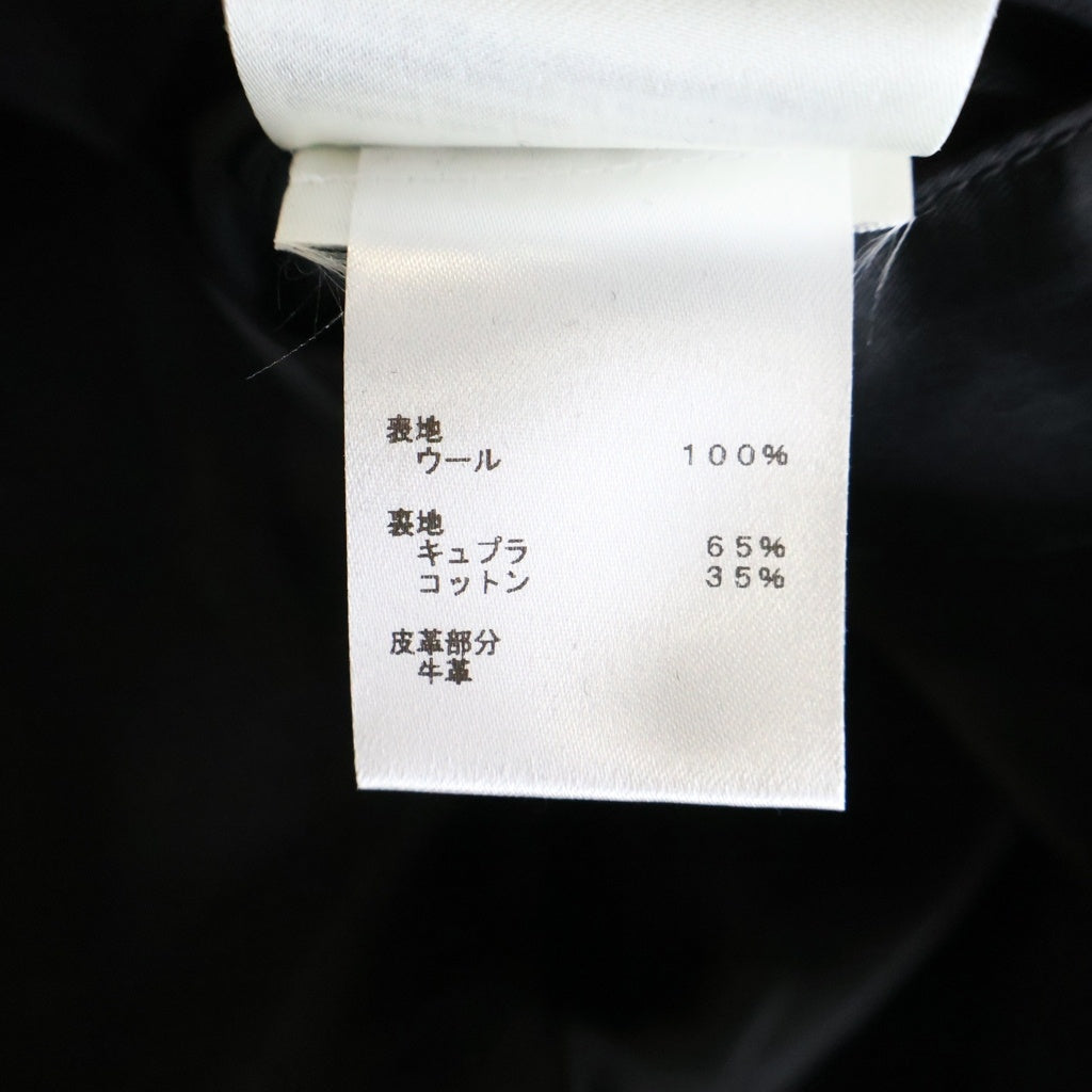 LOUIS VUITTON(ルイヴィトン) 22AW MONOGRAM LEATHER VARSITY JACKET モノグラムエンボスレザー アンドウール スタジャン ブルゾン ジャケット ブラック RM222V ZCZ HNL06E 1AA7ER