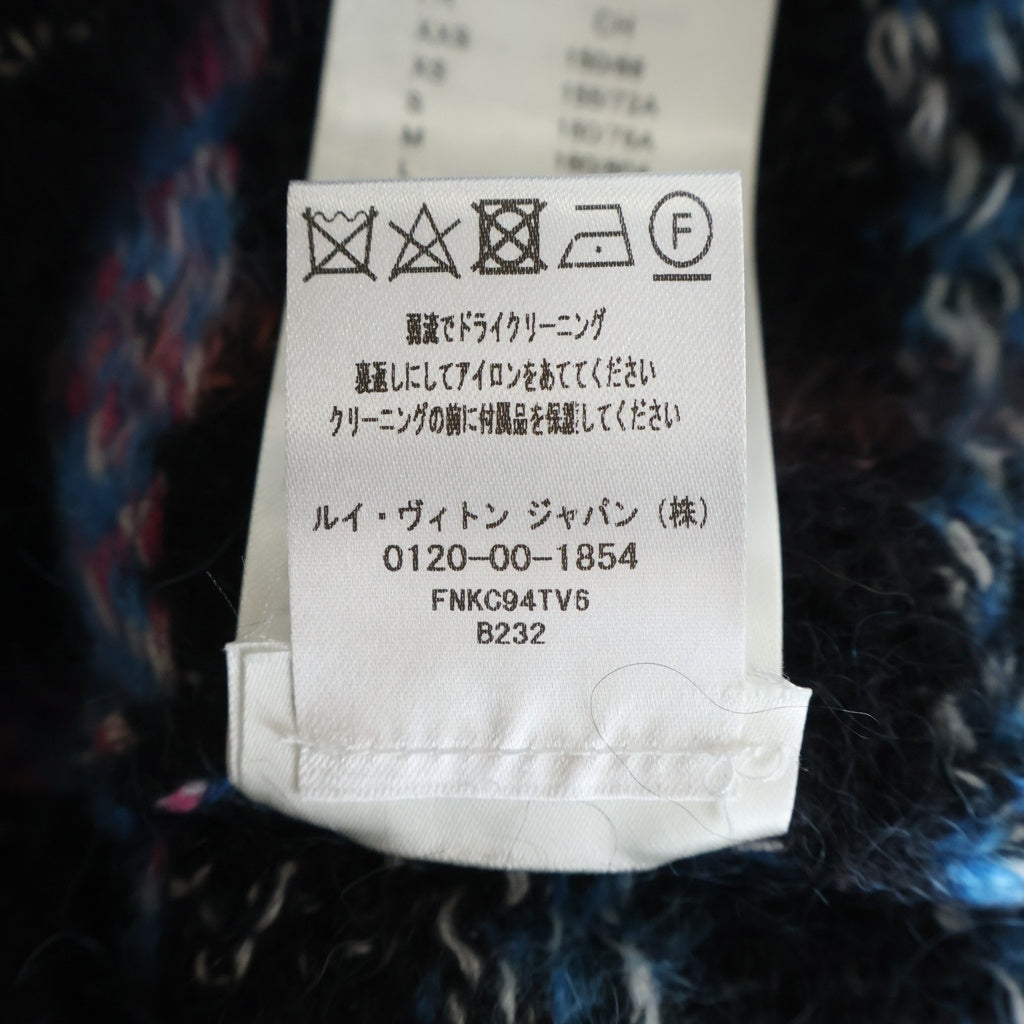 LOUIS VUITTON(ルイヴィトン) MOHAIR CARDIGANG RW222B TV6 FNKC94 モヘア マルチカラーカーディガン 長袖ニット レディース