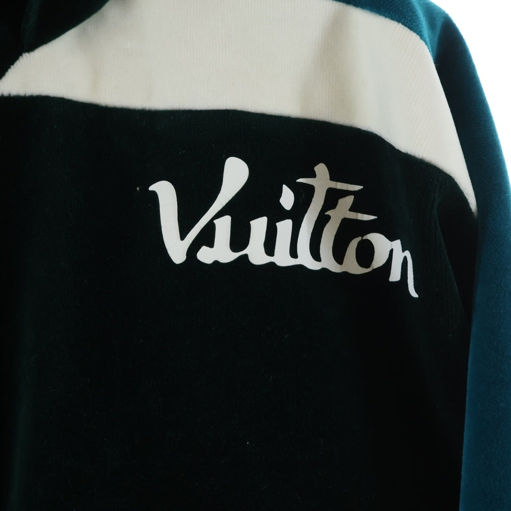 LOUIS VUITTON(ルイヴィトン) 22AW TECNICAL TAPED WIDNBRAKER テクニカルテープドベロアウインドブレーカーブルゾン グリーン RM222 PR2 HNB95E