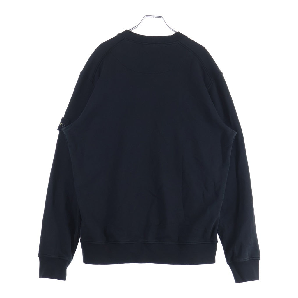 STONE ISLAND(ストーンアイランド) Sweatshirt ロゴワッペン クルーネックスウェットトレーナー ブラック 801563051