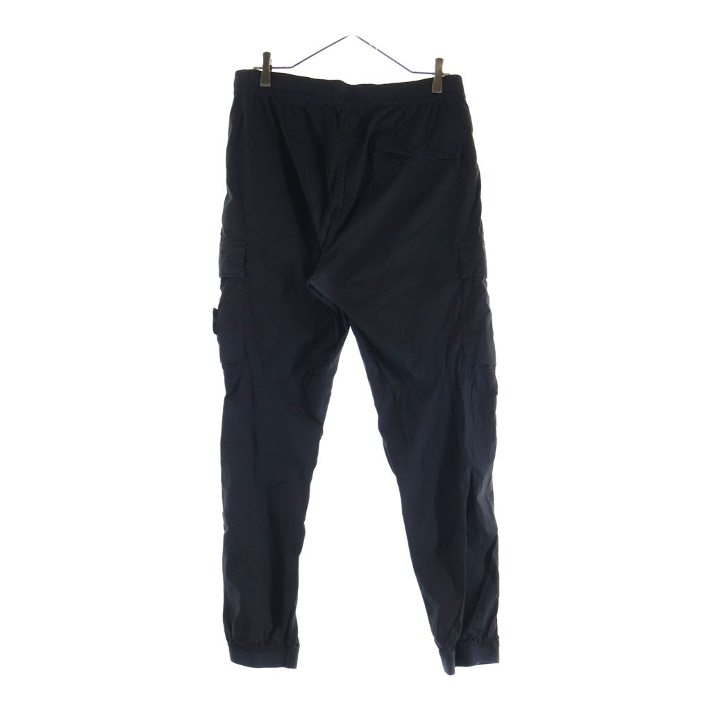 STONE ISLAND(ストーンアイランド) Cargo Pants ロゴワッペン ガーメントダイ カーゴパンツ ブラック 801531303