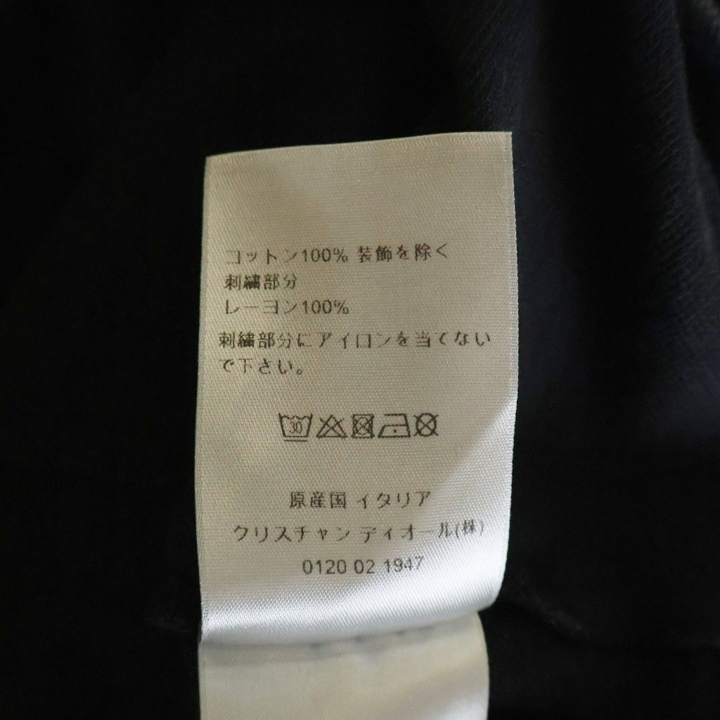 DIOR(ディオール) CD Icon Polo Shirt CDロゴ刺繍 半袖ポロシャツ ブラック 013J800A0373