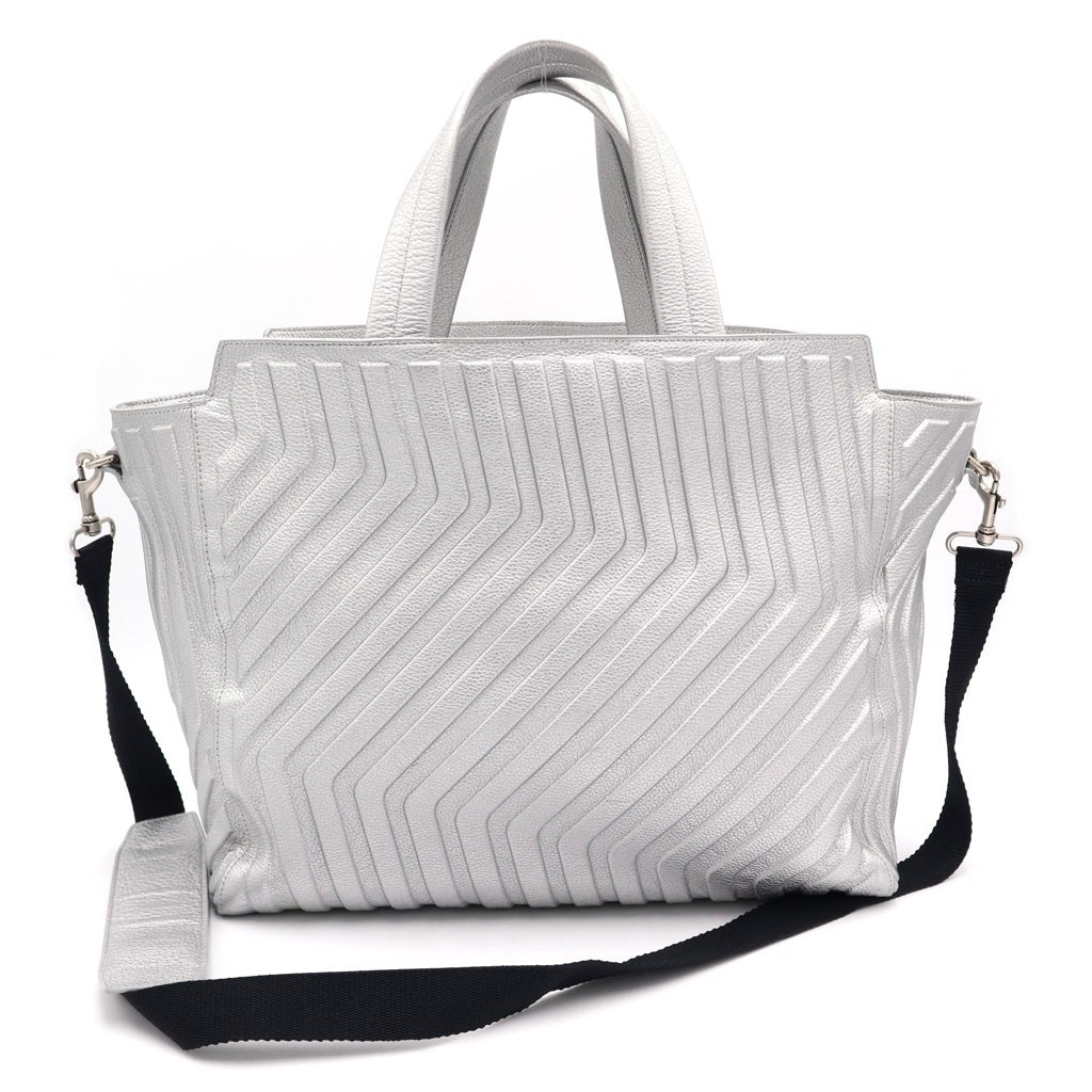 BALENCIAGA(バレンシアガ) 2WAY Shoulder Tote Bag ショルダー トートバッグ シルバー 693544 レディース