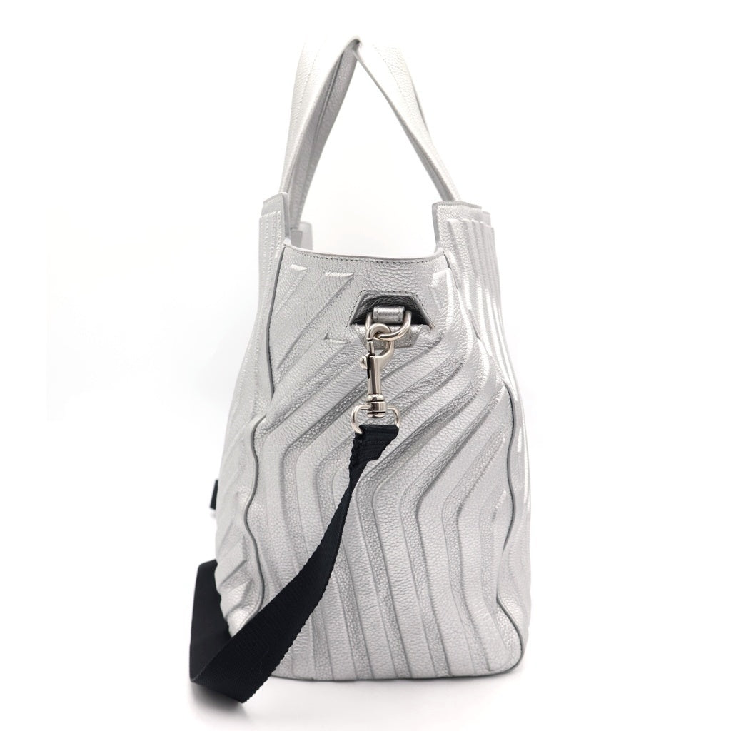 BALENCIAGA(バレンシアガ) 2WAY Shoulder Tote Bag ショルダー トートバッグ シルバー 693544 レディース