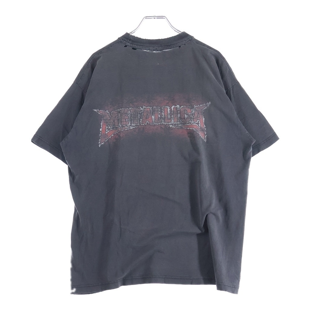 VINTAGE(ヴィンテージ) 90-00s METALLICA And Justice For All EURO TEE メタリカ バンド ユーロ 半袖Tシャツ カットソー ブラック