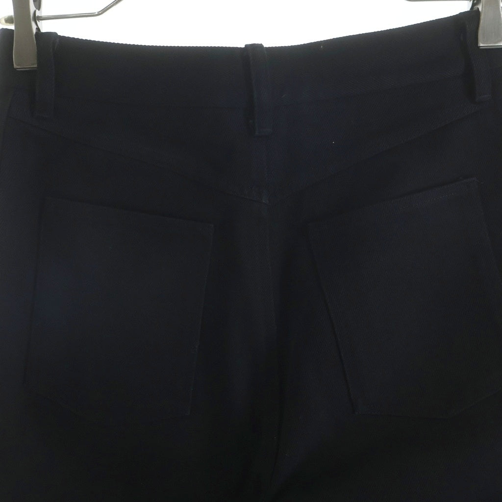 CHANEL BOUTIQUE(シャネルブティック) 92s VINTAGE Zip Design Pants ヴィンテージ ココマークボタン ジップデザイン パンツ ブラック レディース