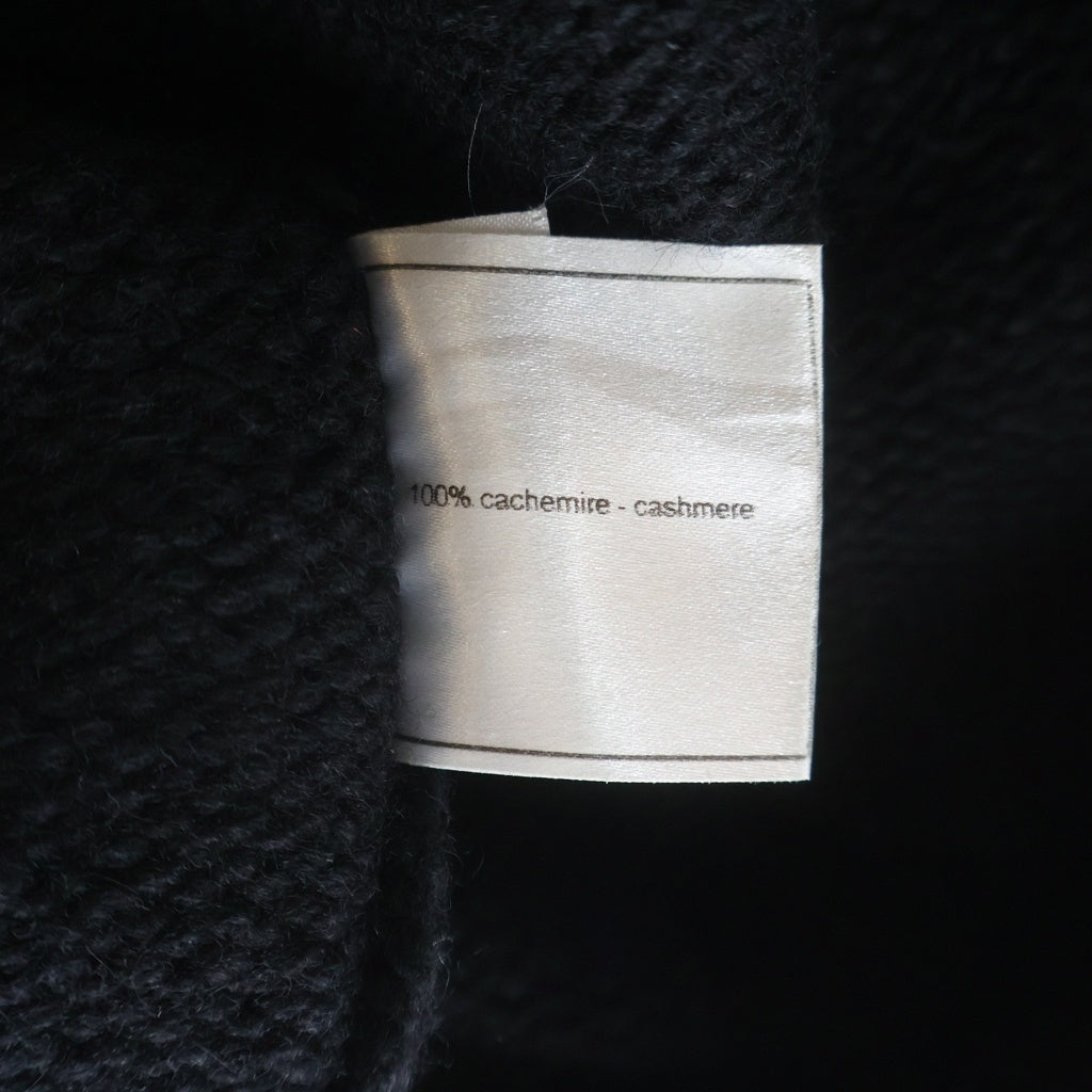 CHANEL BOUTIQUE(シャネルブティック) 07A VINTAGE Hoodie Jacket ヴィンテージ ココマークボタン 鍵穴ボタン フーディー カーディガン フリンジ ジャケット ブラック レディース