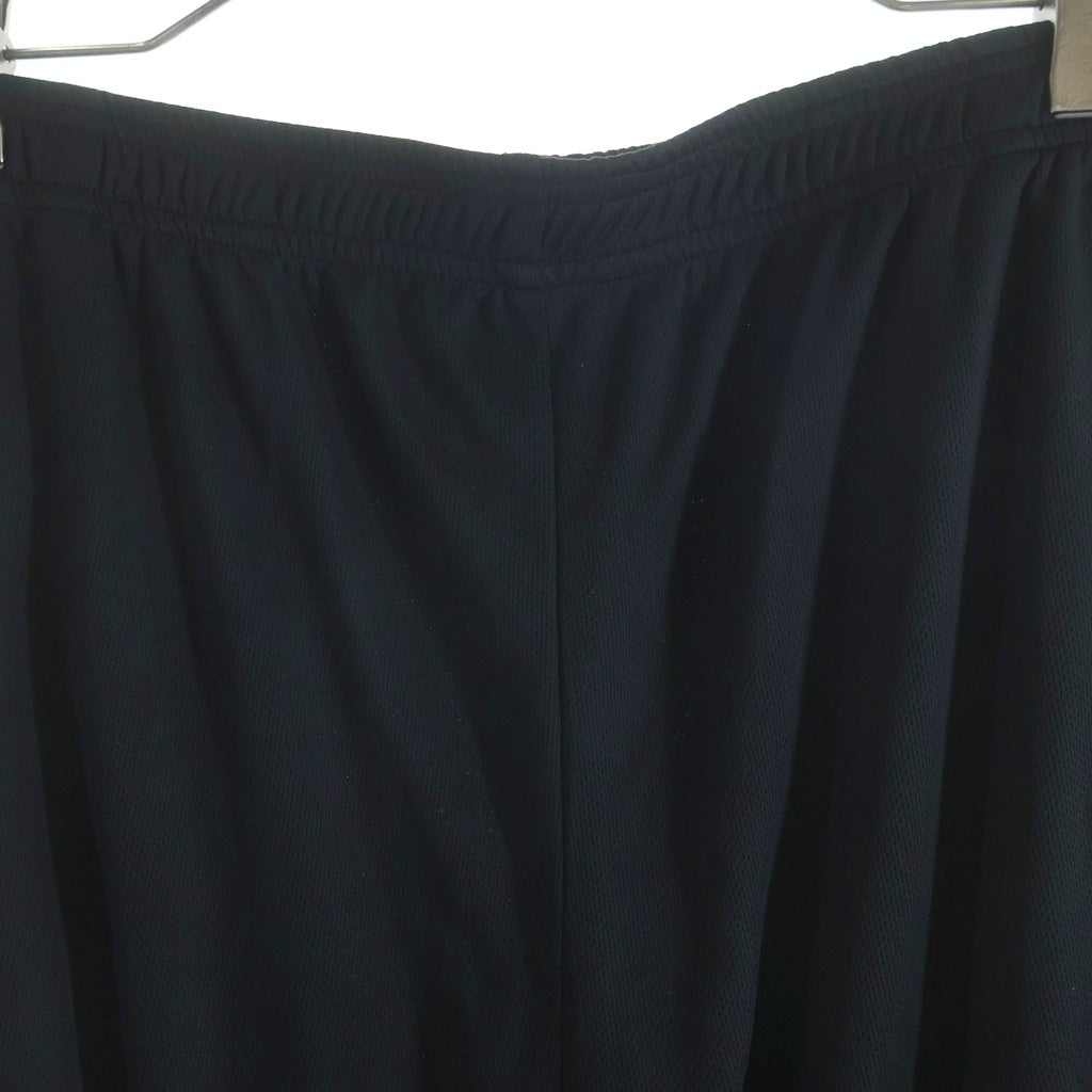 CHROME HEARTS(クロムハーツ) TRACK PANTS クロスボール レザー切替 メッシュトラックパンツ ブラック