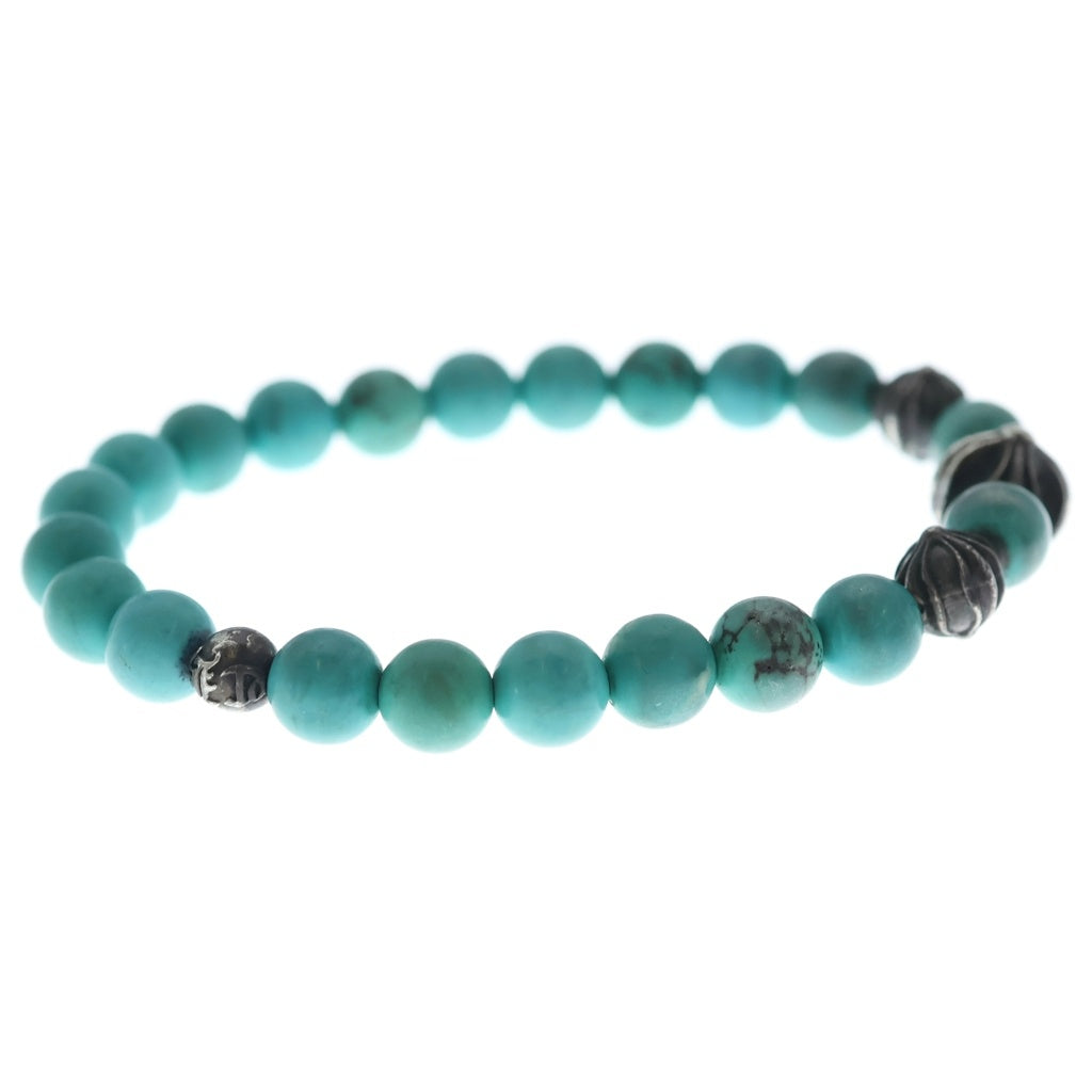 CHROME HEARTS(クロムハーツ) 8mm BEAD 8mm ビーズブレス BEAD 8mm ビーズブレスレット ターコイズ ブルー