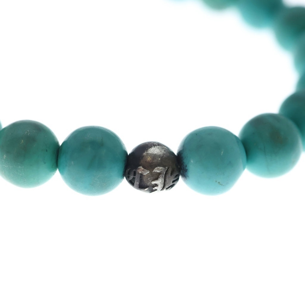 CHROME HEARTS(クロムハーツ) 8mm BEAD 8mm ビーズブレス BEAD 8mm ビーズブレスレット ターコイズ ブルー