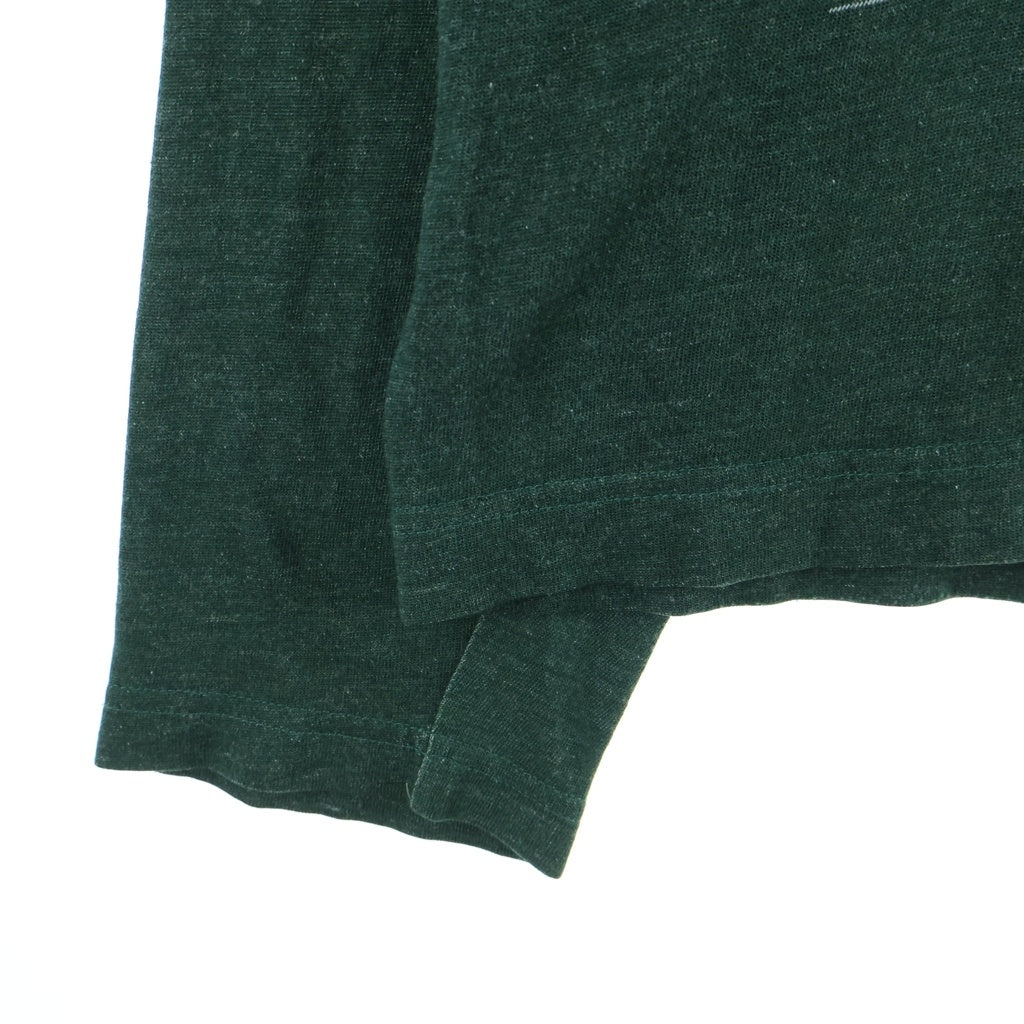 COMME des GARCONS HOMME(コムデギャルソンオム) Long Sleeve Tee 田中オム バイカラー ロングスリーブ 長袖Tシャツ グリーン/グレー