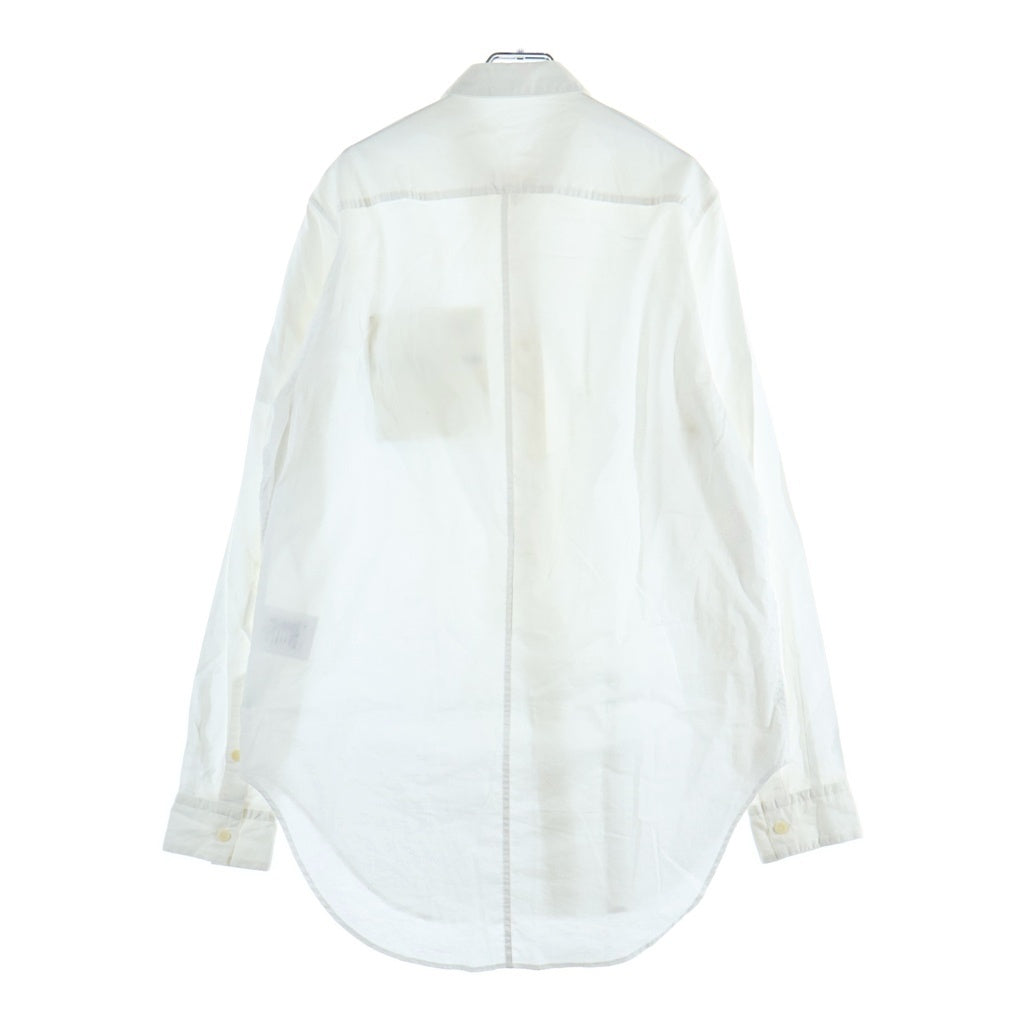 JULIUS(ユリウス) 19AW Long Sleeve Shirt ロングスリーブ 長袖シャツ ホワイト 677SHM1