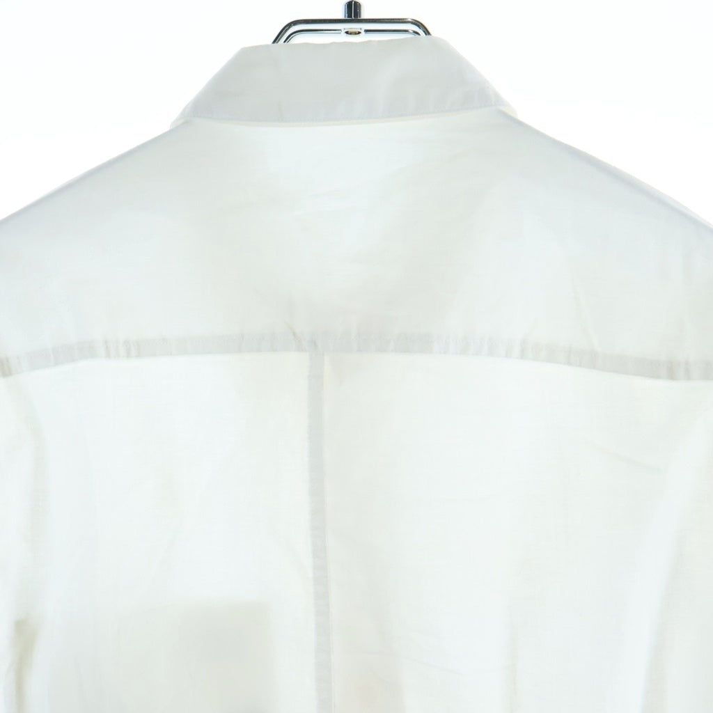 JULIUS(ユリウス) 19AW Long Sleeve Shirt ロングスリーブ 長袖シャツ ホワイト 677SHM1