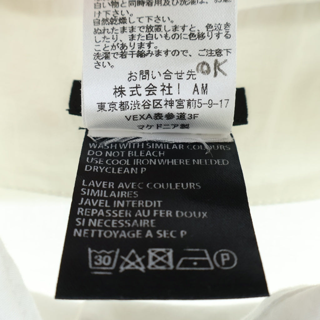 ANN DEMEULEMEESTER(アンドゥムルメステール) Long Sleeve Shirt ロングシャツ 長袖シャツ ホワイト レディース