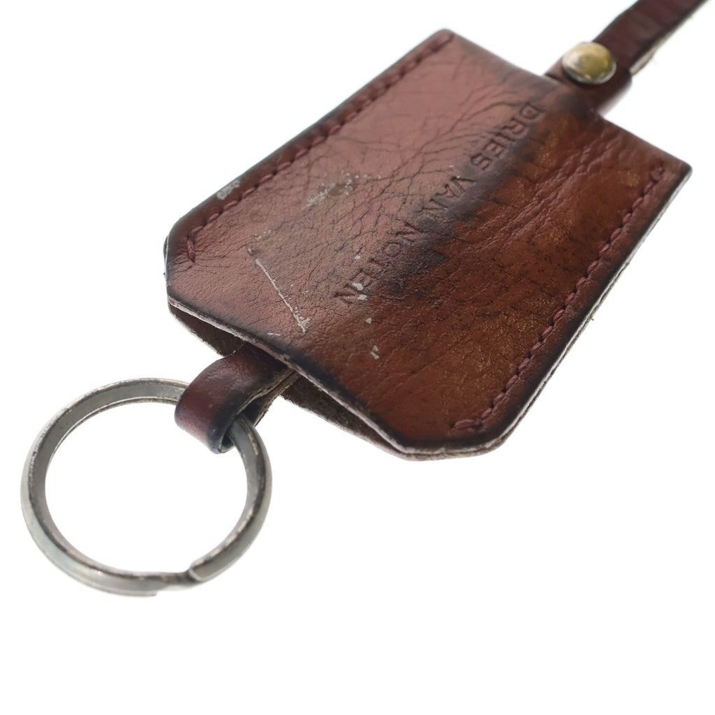 DRIES VAN NOTEN(ドリスヴァンノッテン) Leather KeyChain レザー キーチェーン ブラウン