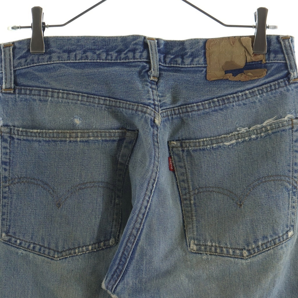Levi's(リーバイス) 70s VINTAGE 501 66前期 ヴィンテージ 両面スモールe 不均等V ボタン裏6 ボタンフライ デニムパンツ インディゴ
