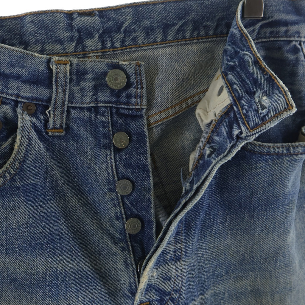 Levi's(リーバイス) 70s VINTAGE 501 66前期 ヴィンテージ 両面スモールe 不均等V ボタン裏6 ボタンフライ デニムパンツ インディゴ