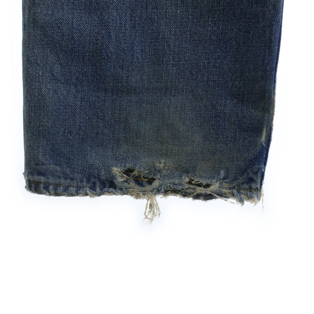 Levi's(リーバイス) 70s VINTAGE 501 66前期 ヴィンテージ 両面スモールe 不均等V ボタン裏6 ボタンフライ デニムパンツ インディゴ